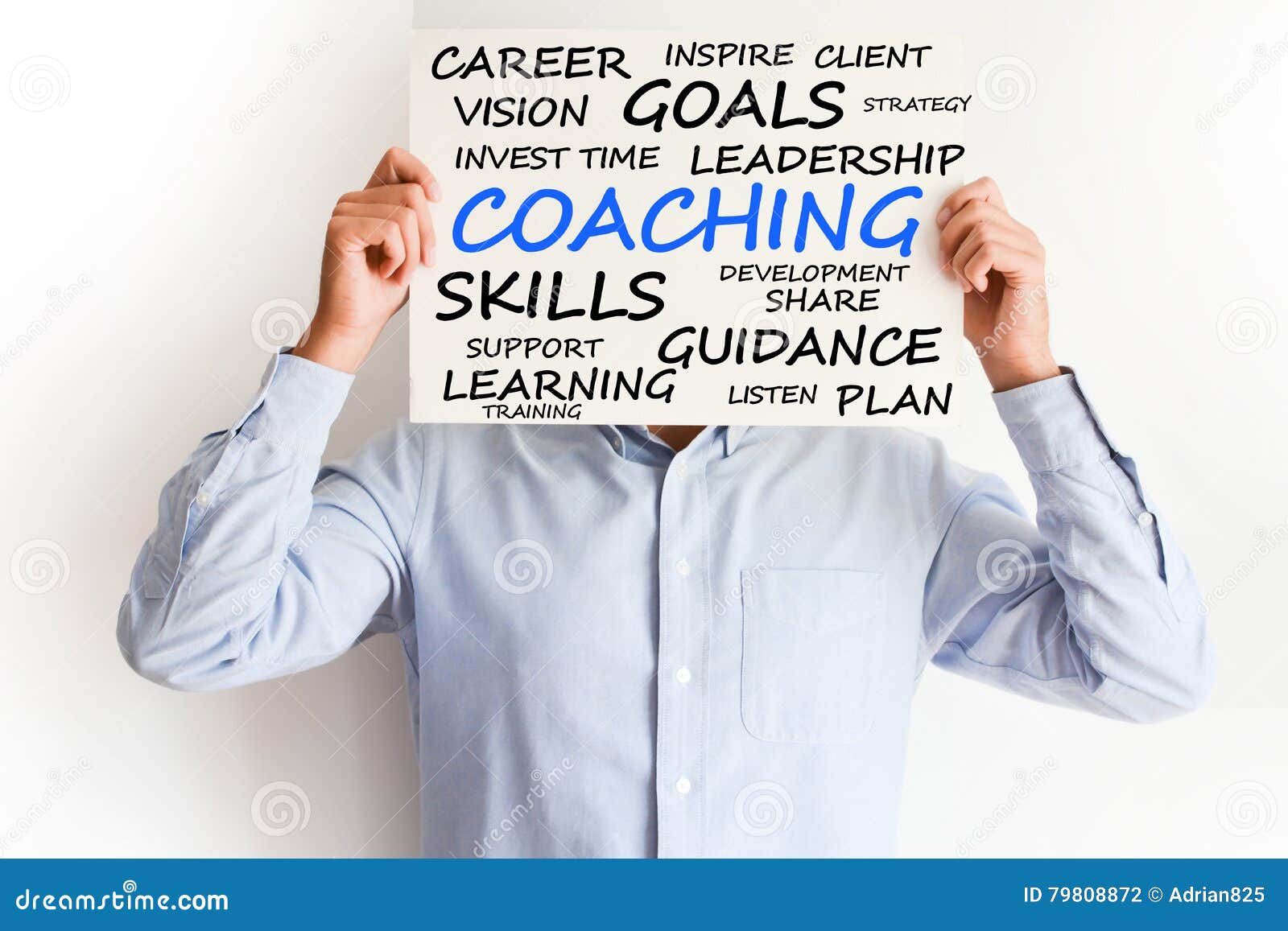 personal or career coaching concept