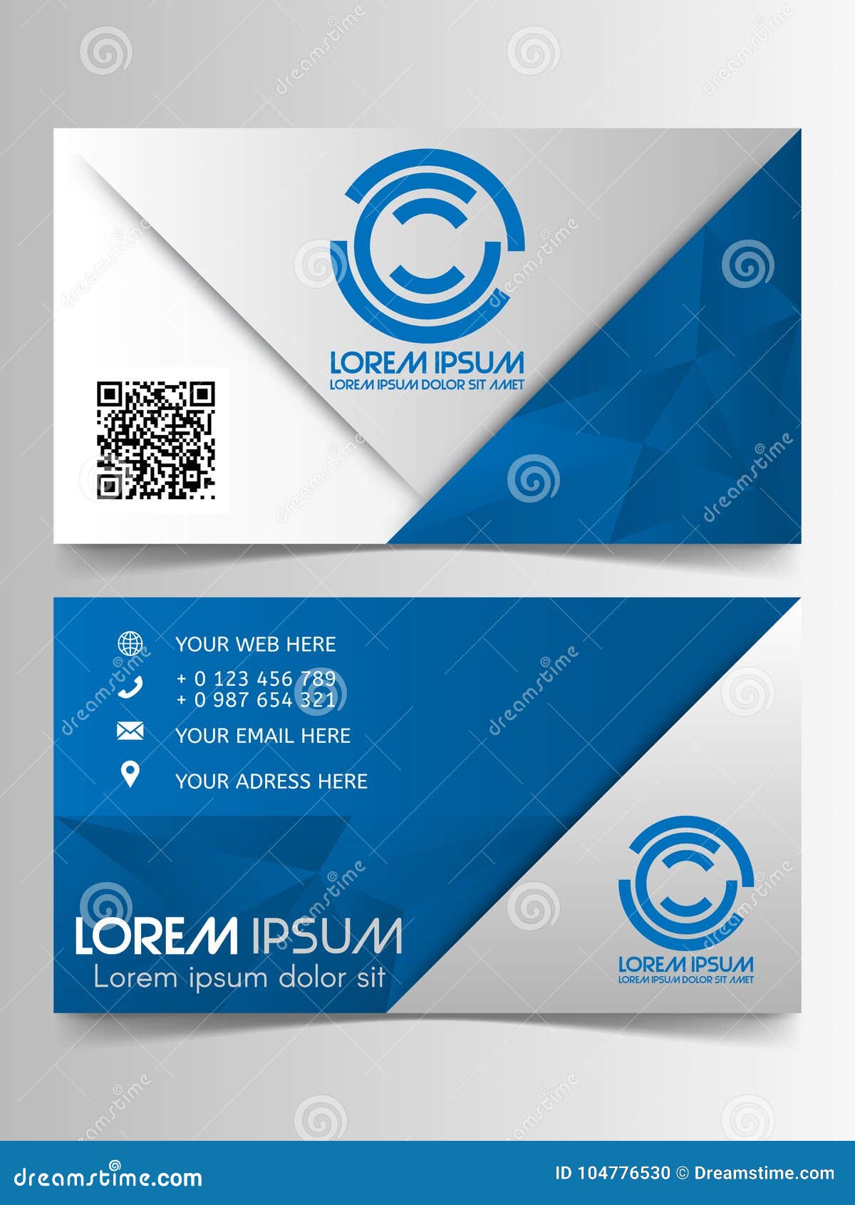 personal company business presentation card