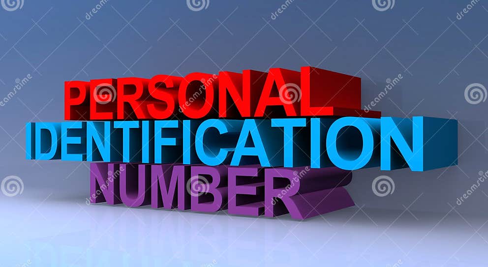 Personal Identification Number Stock Illustration Illustration of hologram, economy 178870004