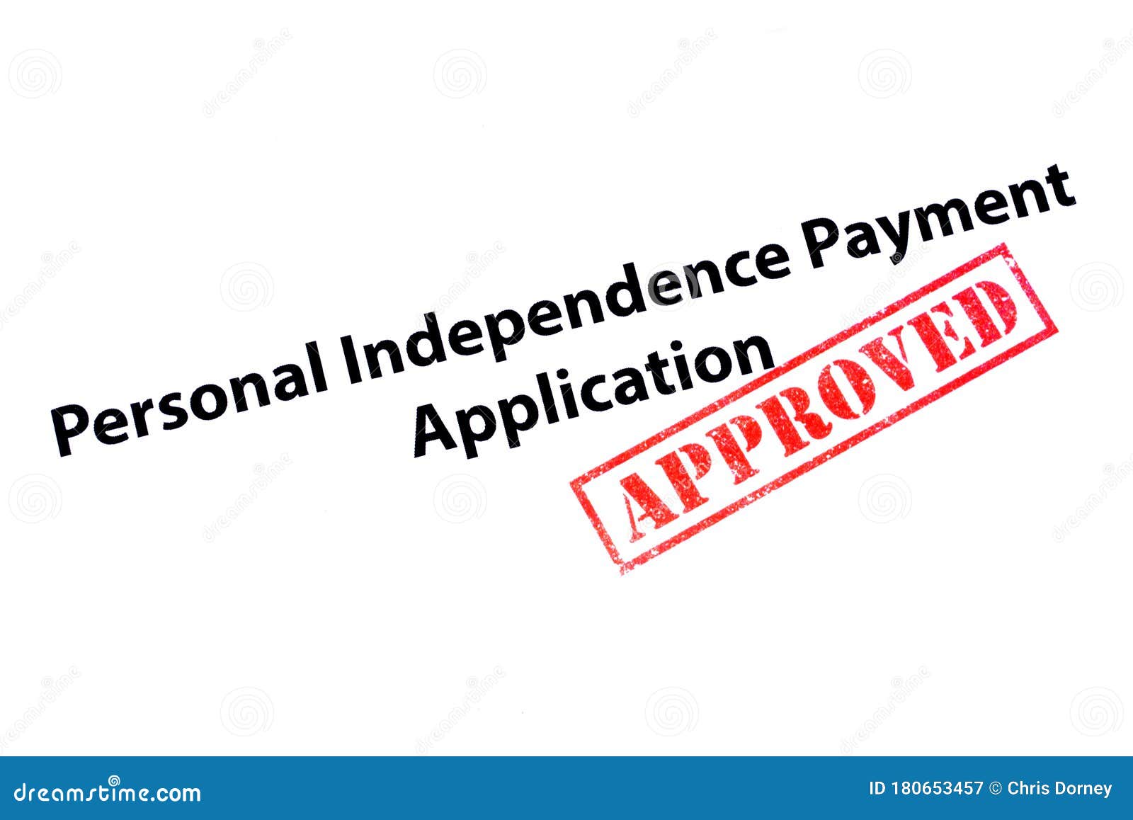 Personal Independence Payment Application Approved Stock Illustration Illustration of approval