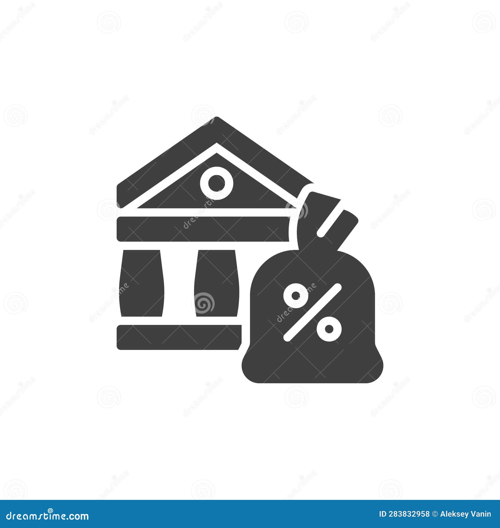 Personal loan vector icon stock vector. Illustration of perfect - 283832958