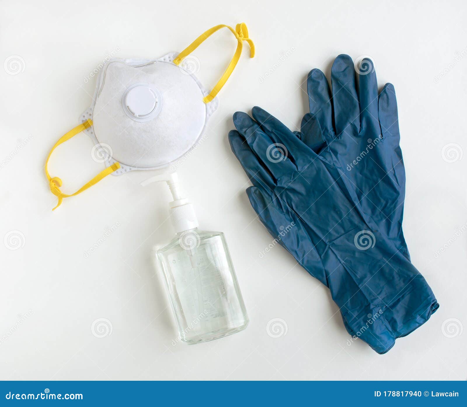 Personal Protective Equipment PPE Hanging In The Dental Medical