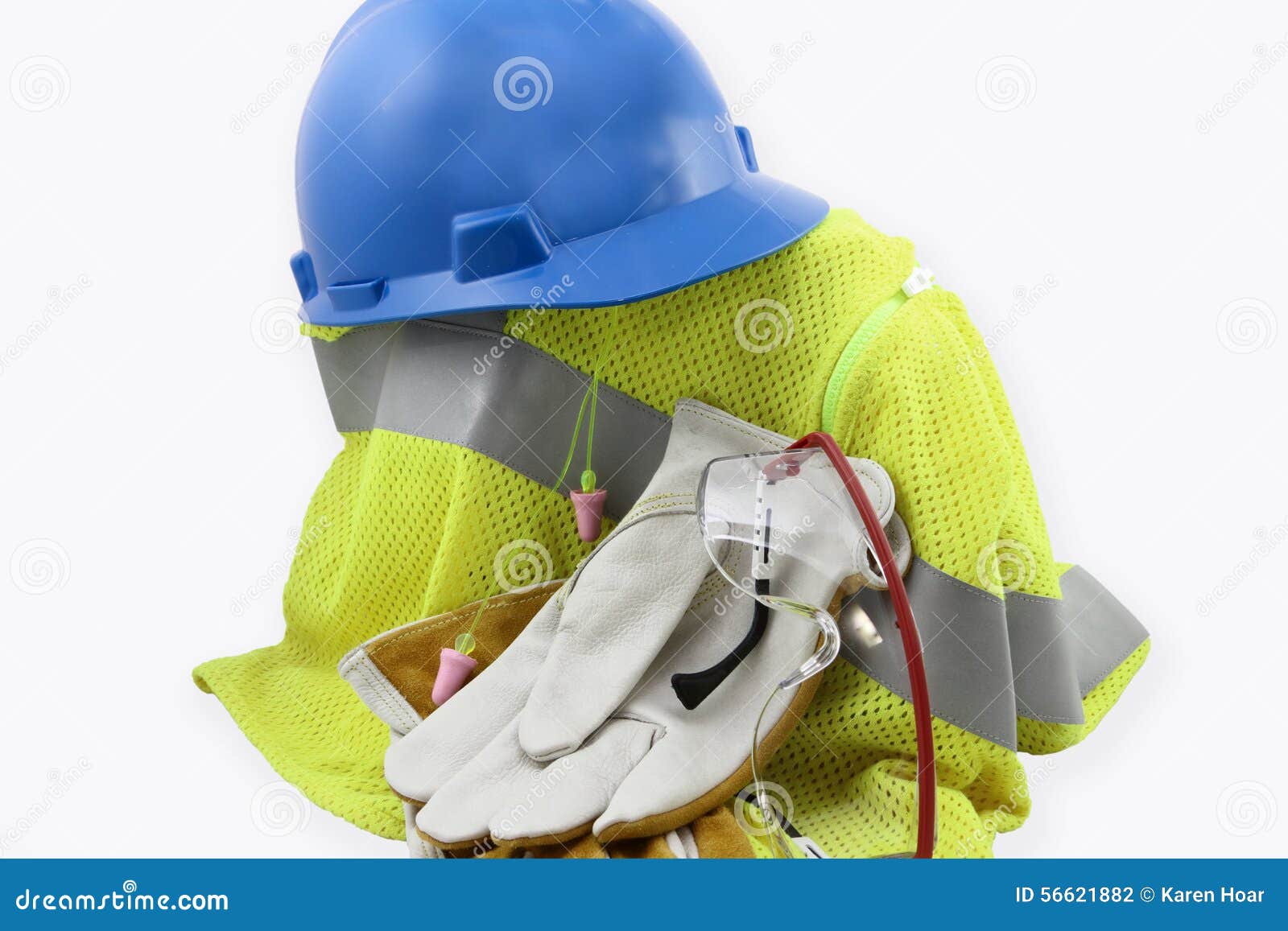 personal protective equipment in a pile