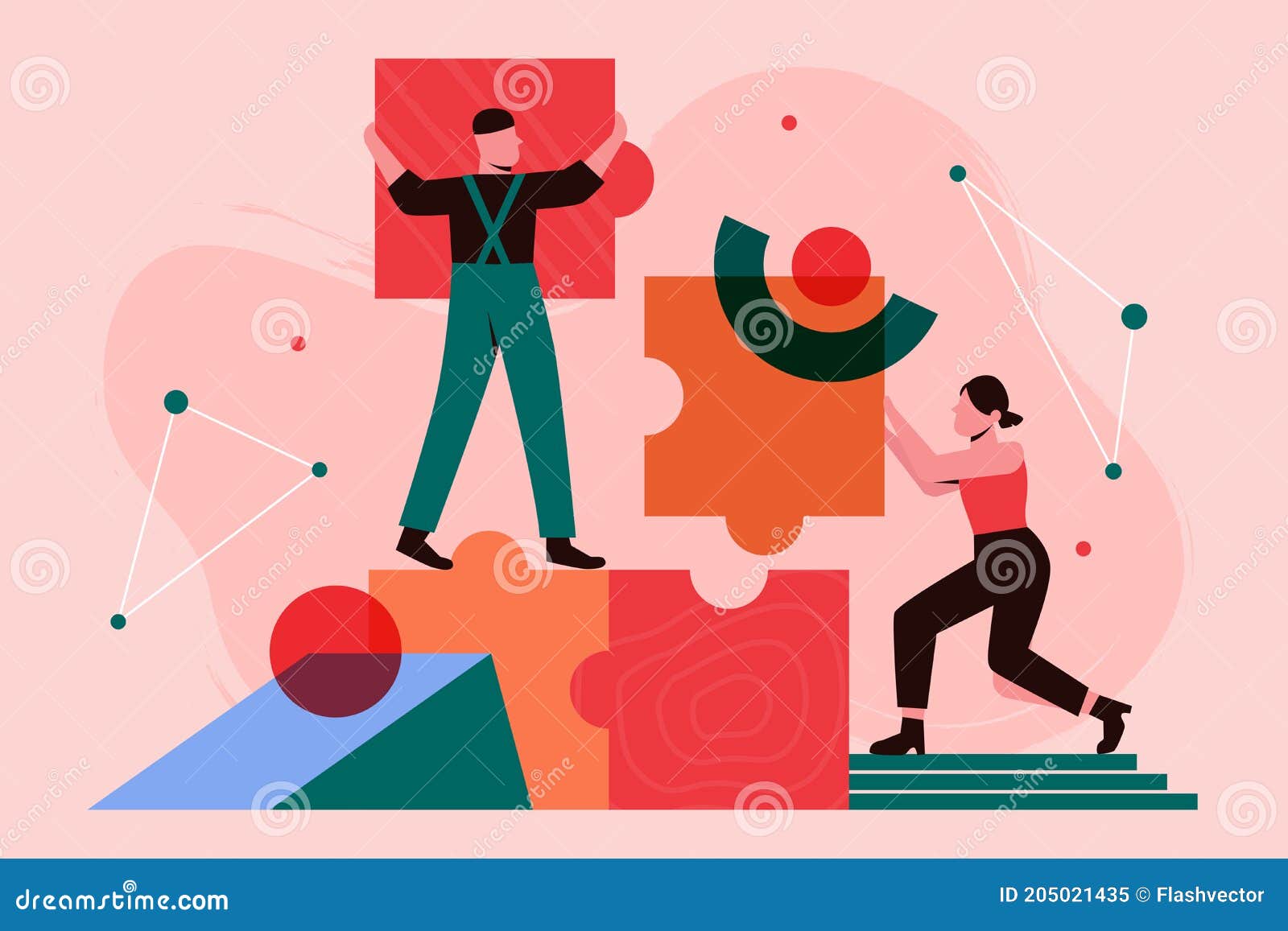 Personas Construyen Concepto De Proceso De Negocio Con Socios De Dibujos Animados Ilustración del Vector - Ilustración de plano, teamwork: 205021435 Personas Construyen Concepto De Proceso De Negocio Con Socios De Dibujos Animados Ilustración del Vector - Ilustración de plano, teamwork: 205021435