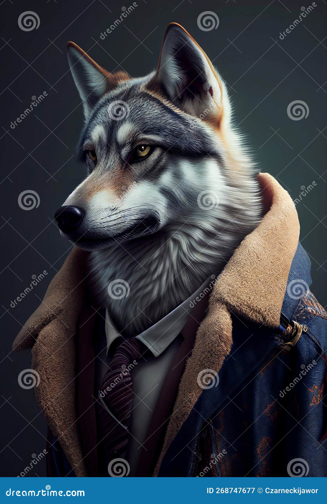 https://thumbs.dreamstime.com/z/personification-animal-features-wolf-dressed-stylish-human-clothes-standing-confidently-decisively-268747677.jpg