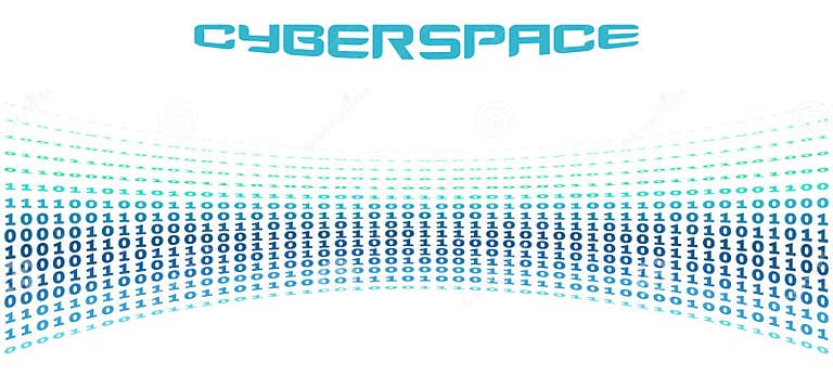 Perspective Background by Ones and Zeros. Pattern with Binary Code ...