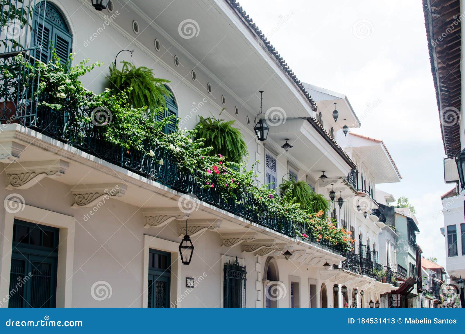 perspective view of the casco antiguo neighborhood in panama city
