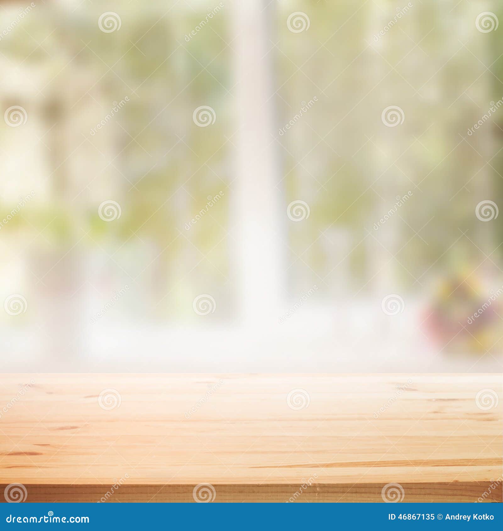Perspective Wooden Table Background. Stock Photo - Image 
