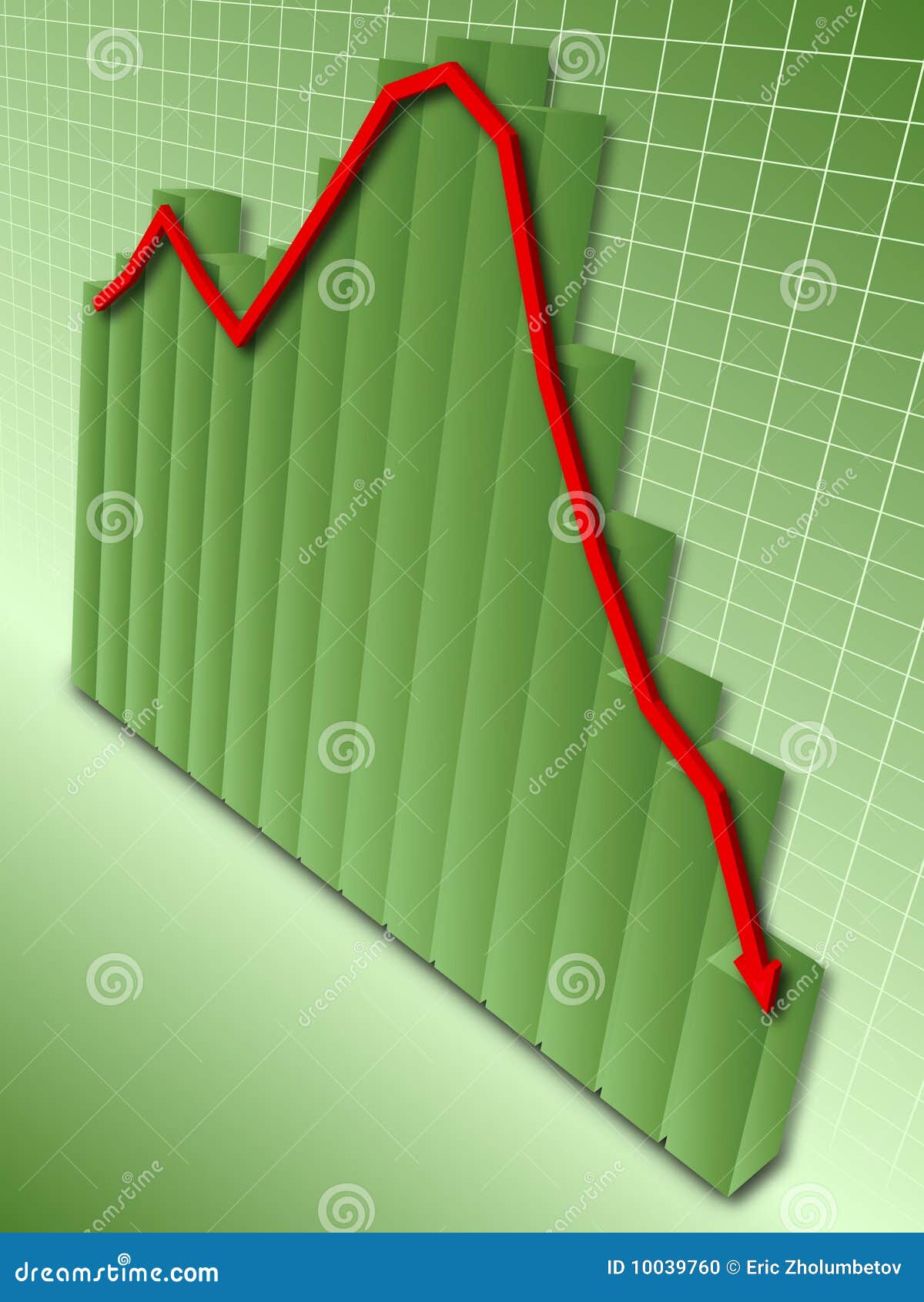 Perte Financière Photo stock Image 10039760