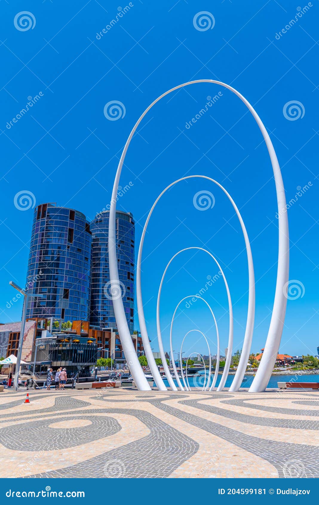PERTH, AUSTRALIA, JANUARY 18, 2020 Spanda Sculpture in Perth