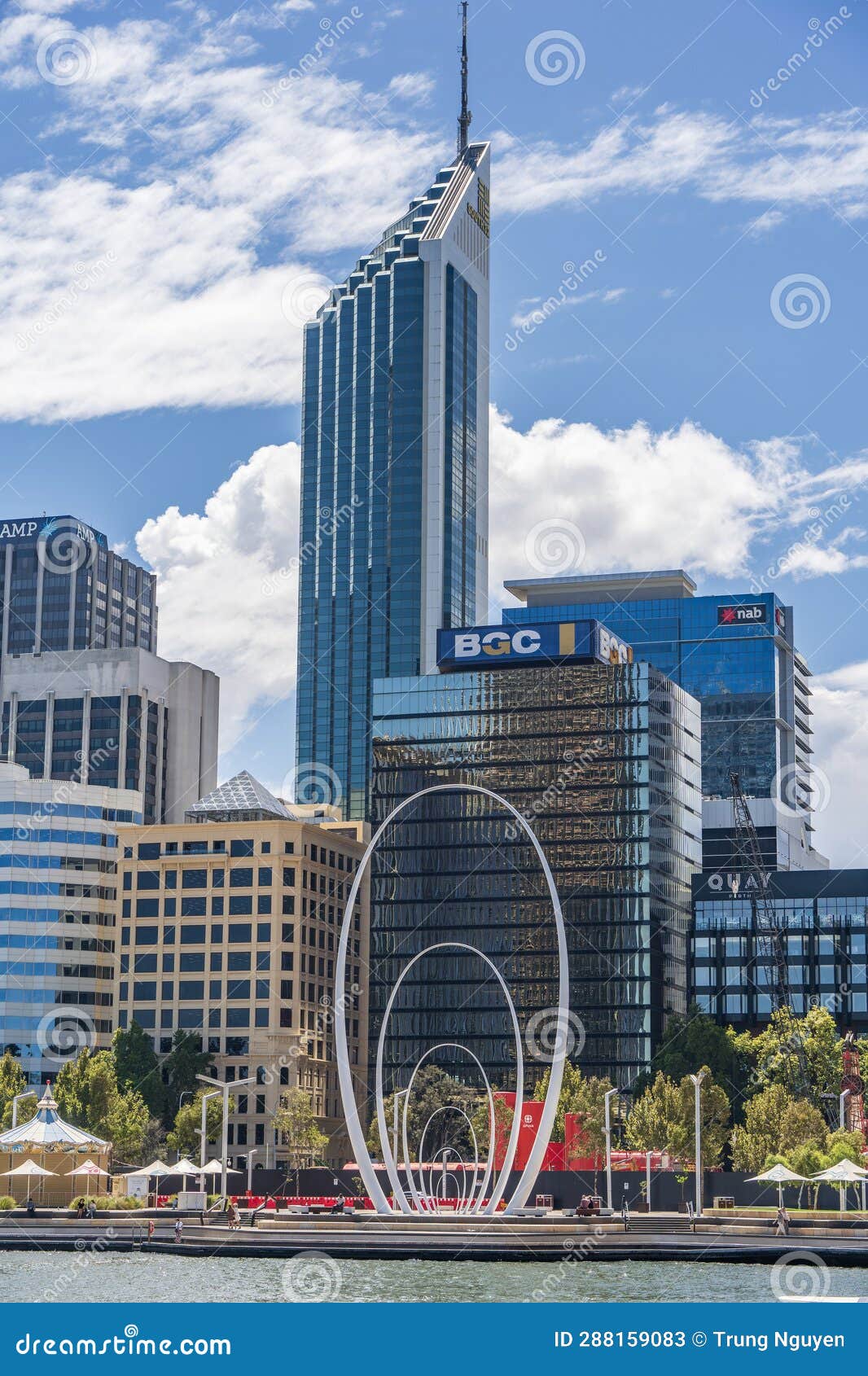 Perth Central Business District, Western Australia. Stock Image Image