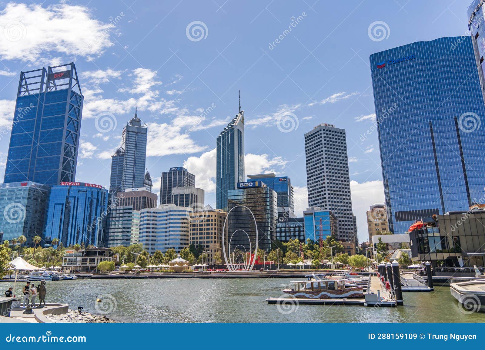 Perth Central Business District, Western Australia. Stock Image Image