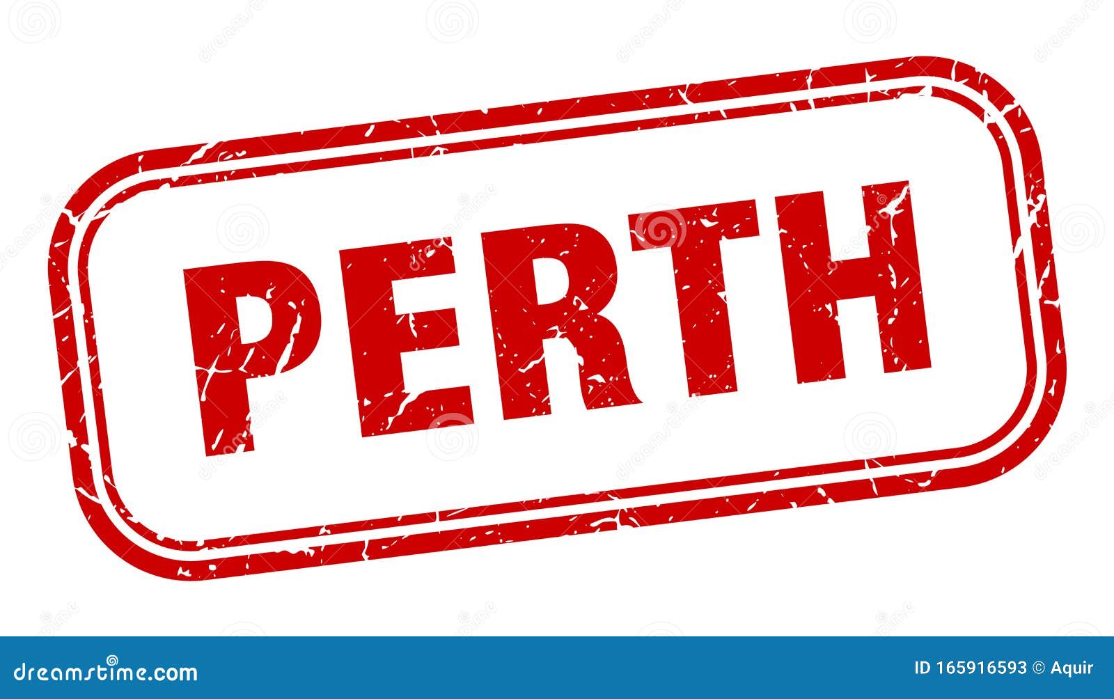 Perth Stamp. Perth Grunge Isolated Sign Stock Vector Illustration of