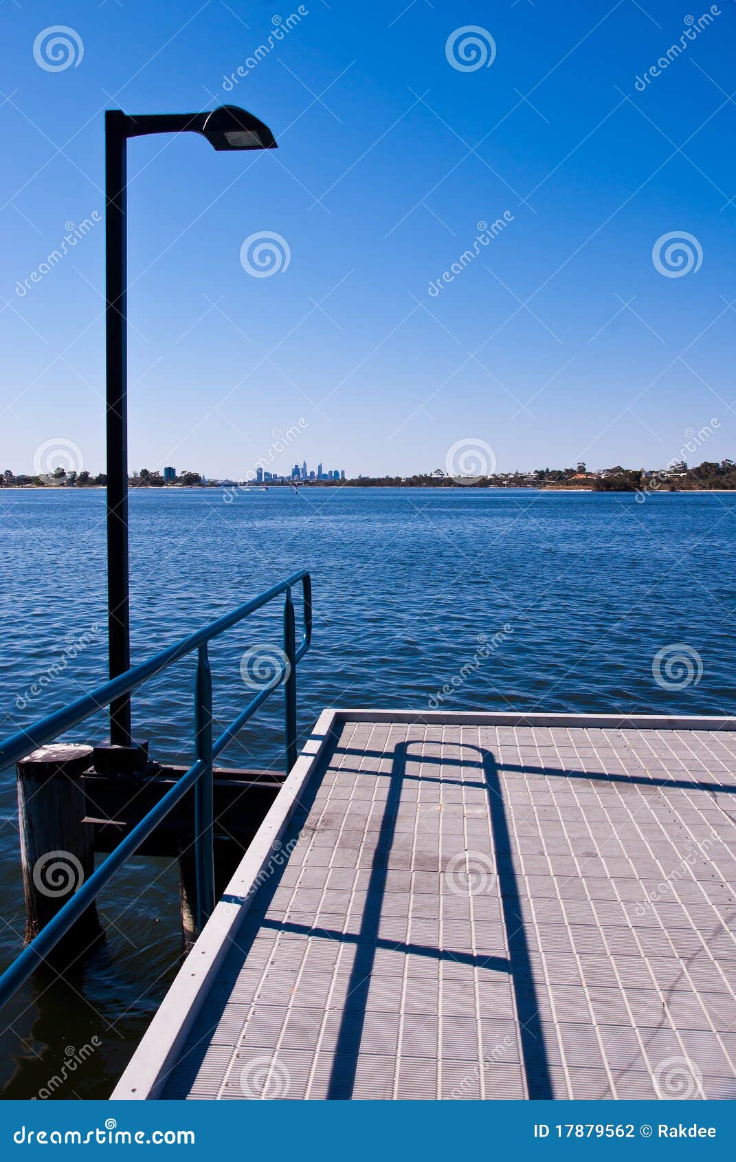 Perth Swan River jetty stock photo. Image of western 17879562