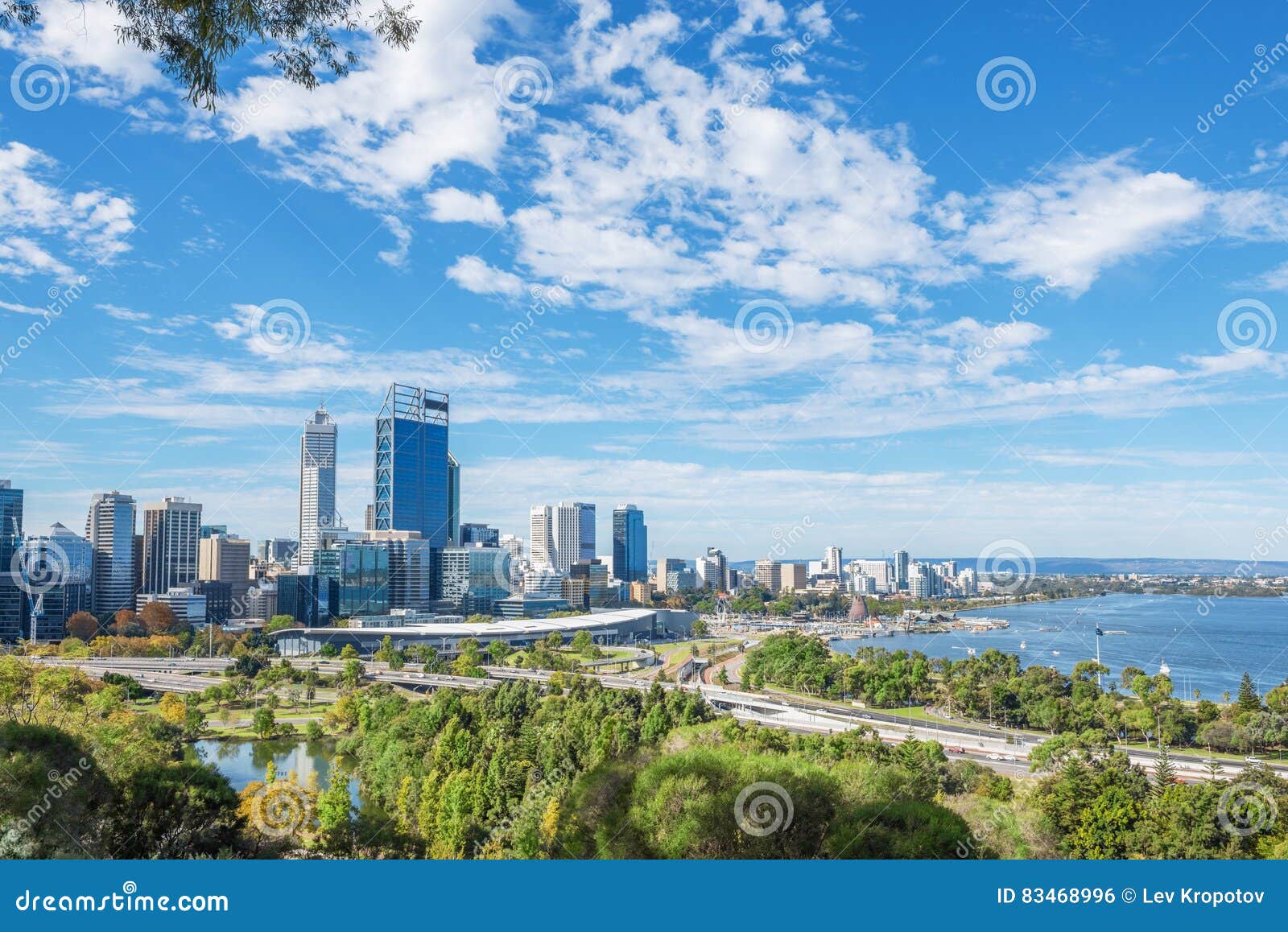 perth view at the noon