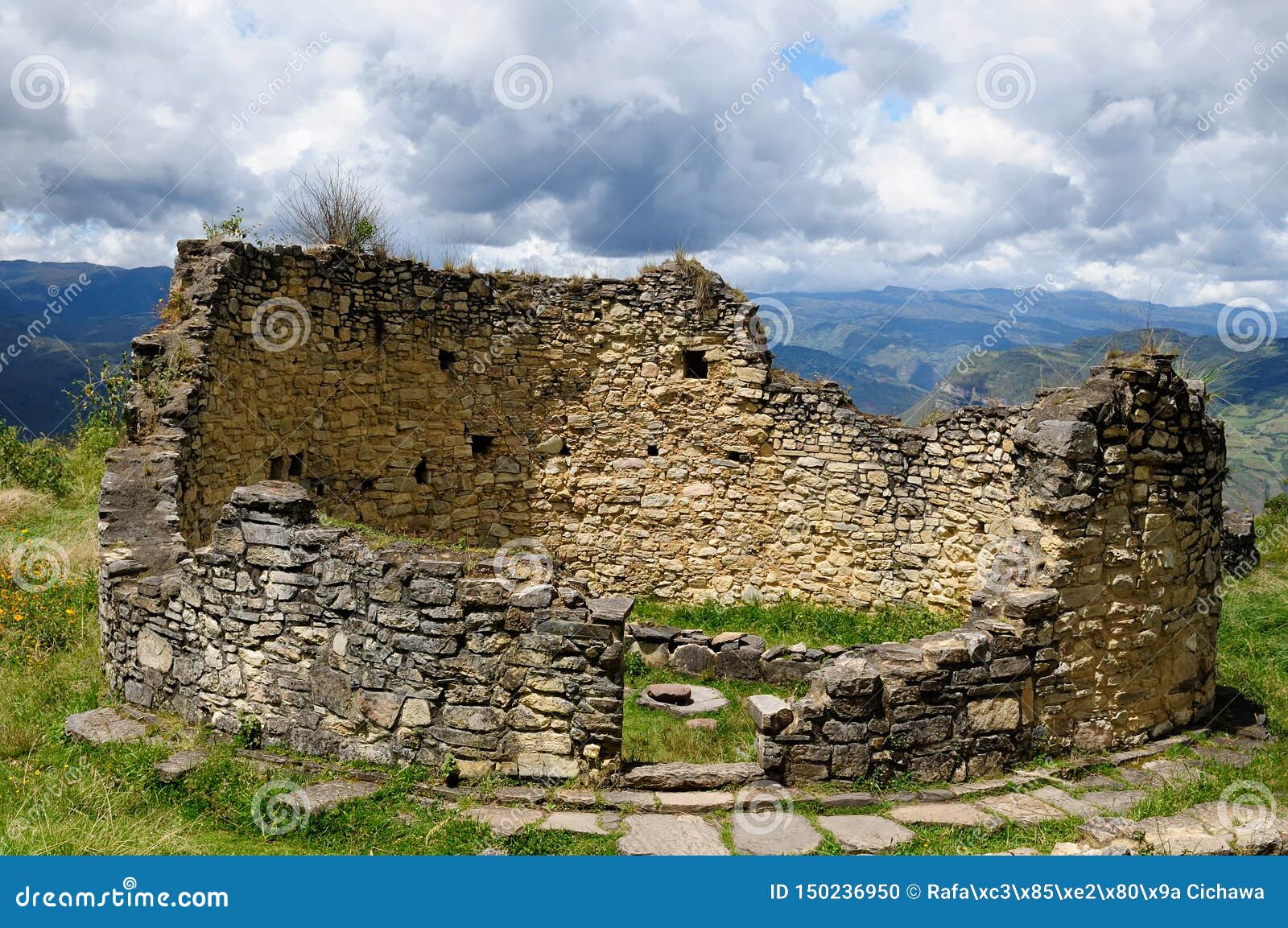 peru, kuelap extraordinary archeological site near chachapoyas