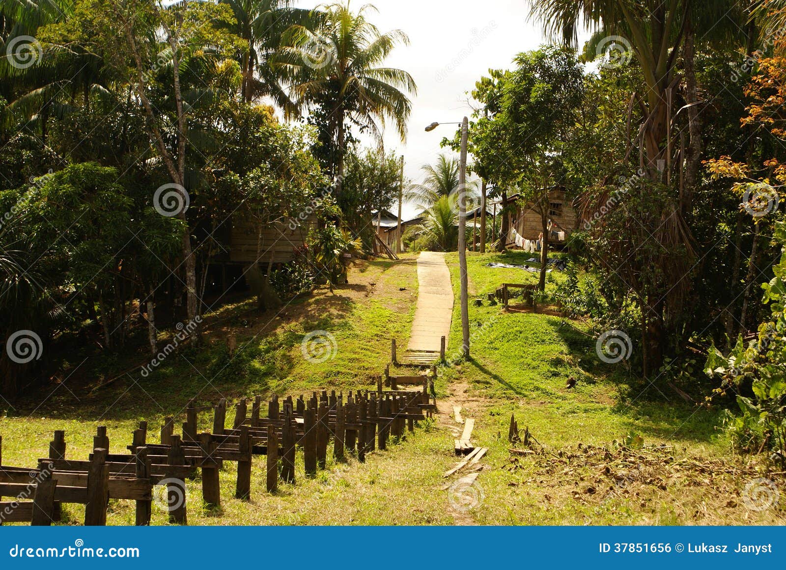 Peru, Peruvian Amazonas Landscape. the Photo Present Typical Indian