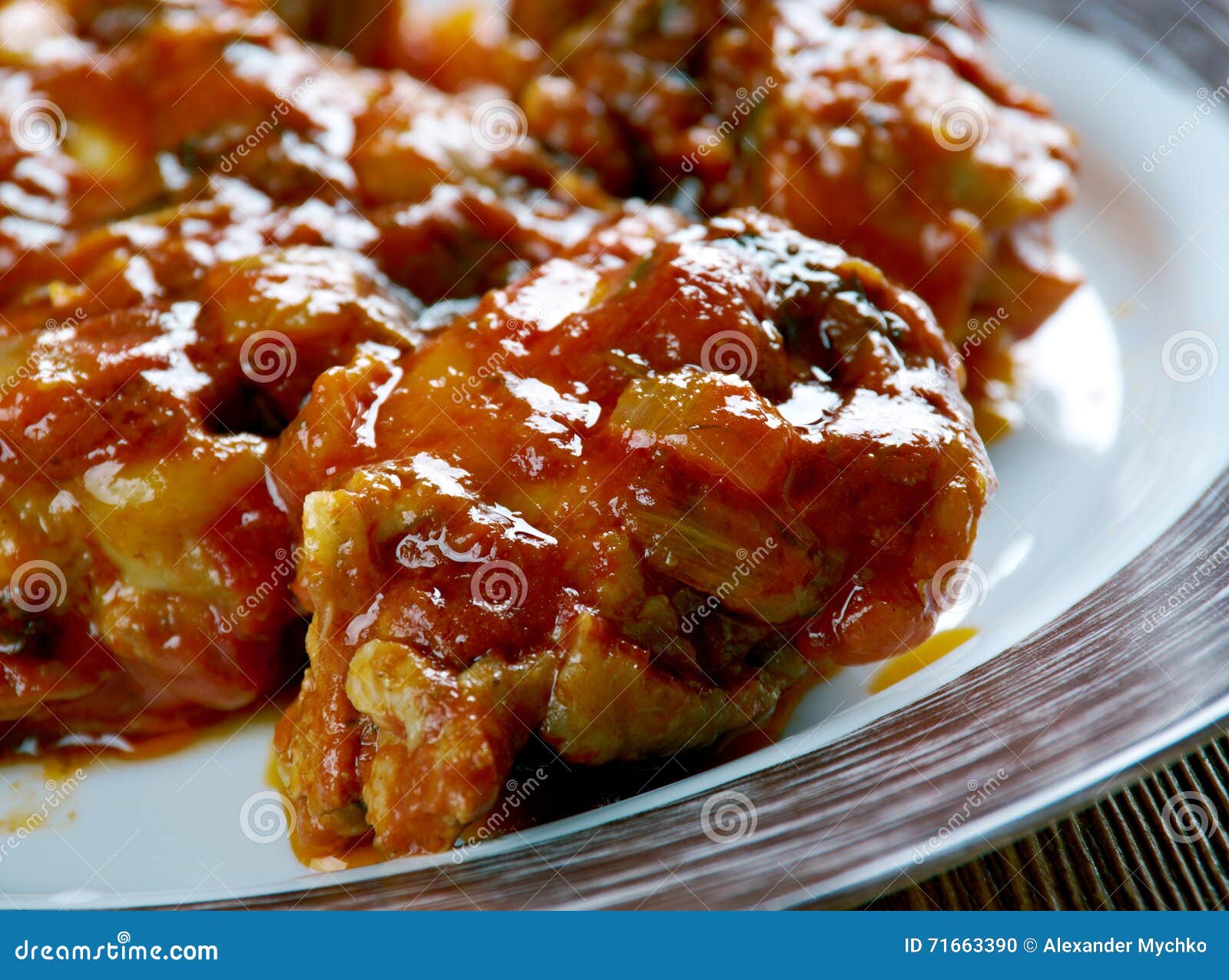 Peruvian adobo chicken stock photo. Image of stewed, food 71663390