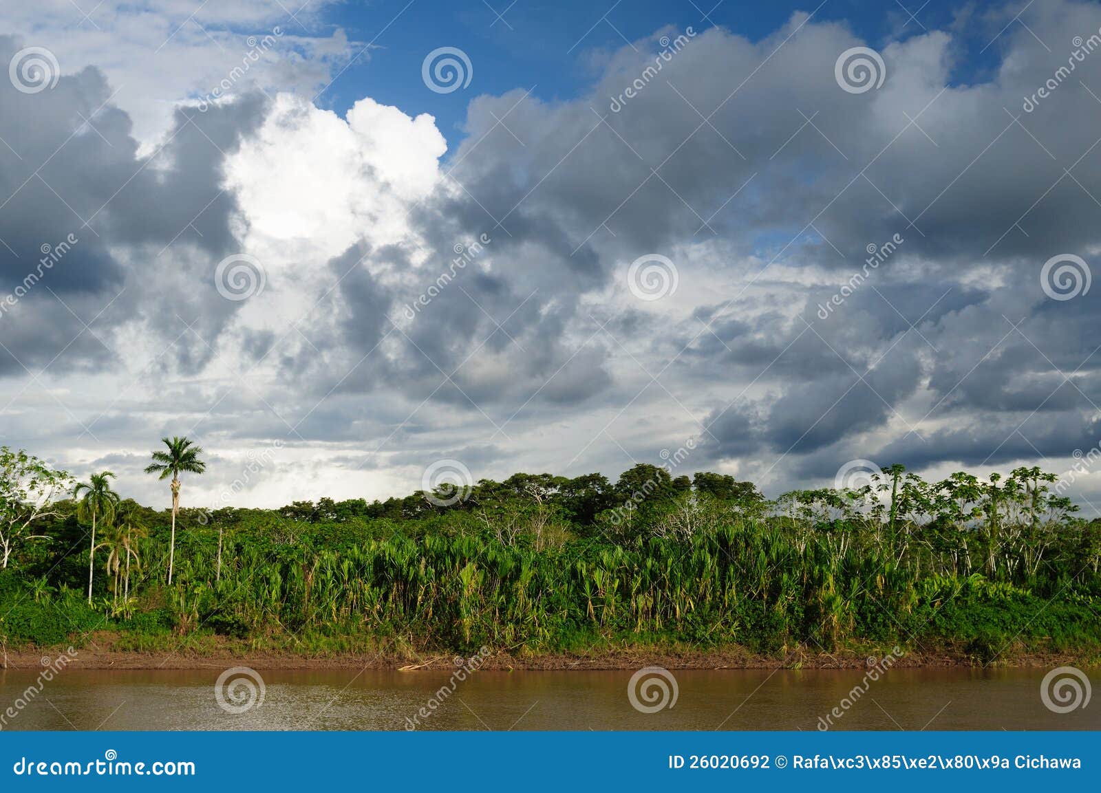 peruvian amazonas, maranon river landscape