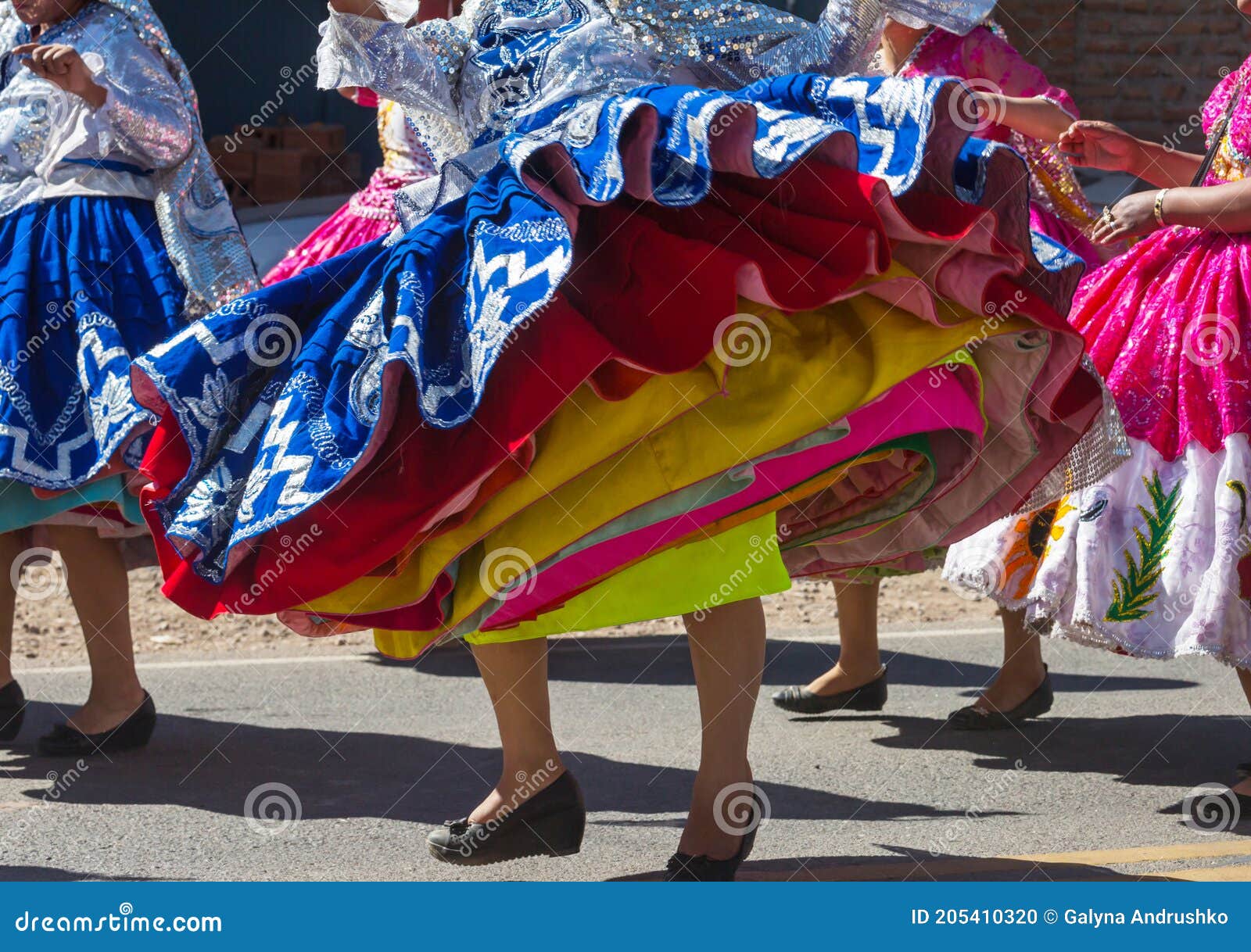 Peruvian dance stock photo. Image of america, diablada 205410320