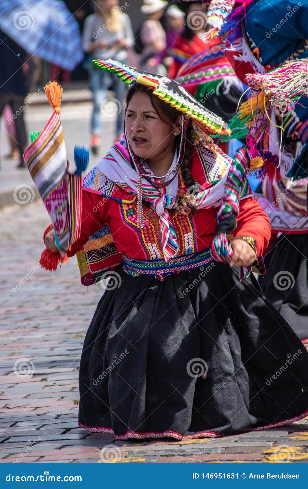 Peruvian Woman in Cusco editorial photo. Image of attire 146951631