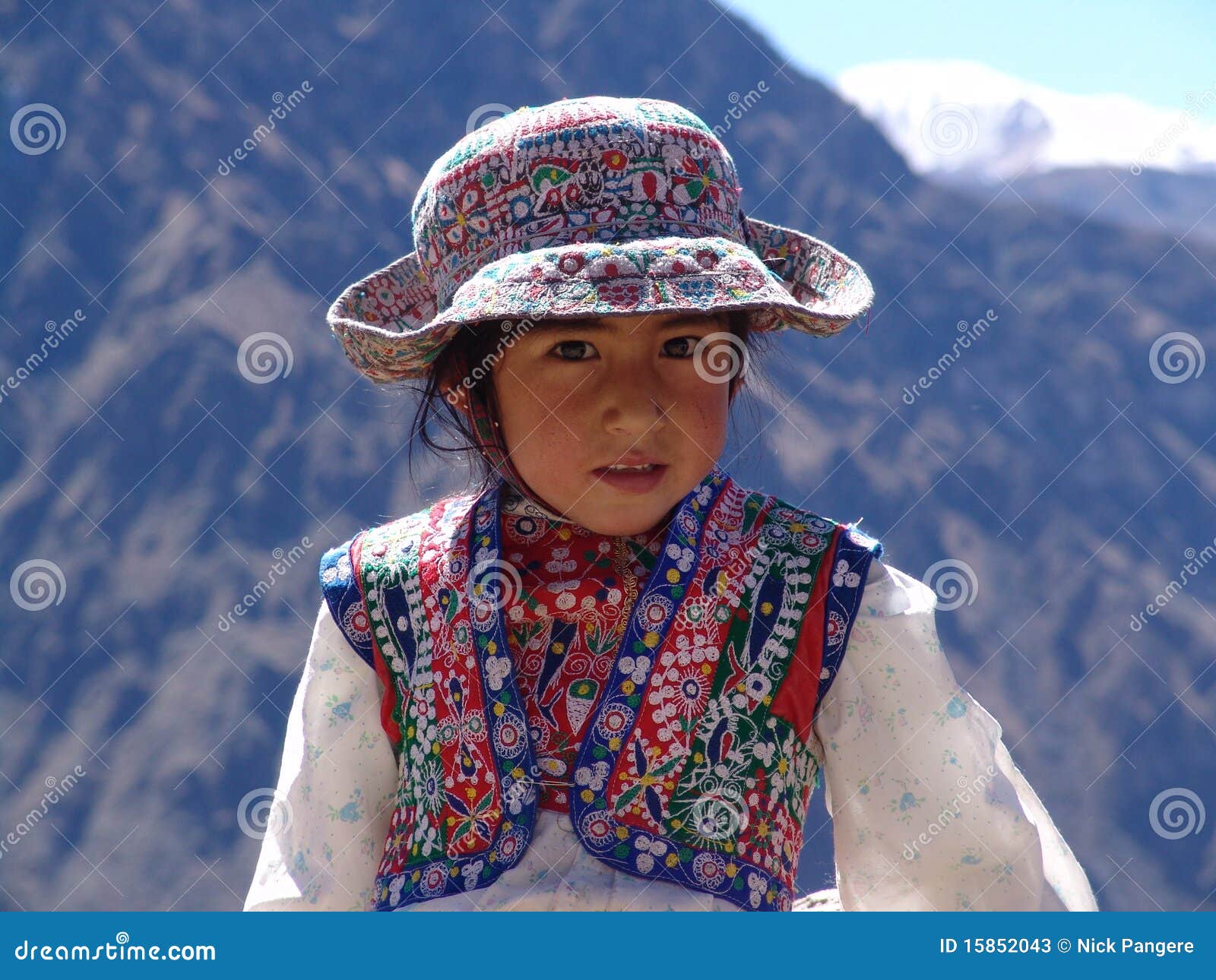 Peruvian Girl editorial stock photo. Image of indigenous 15852043