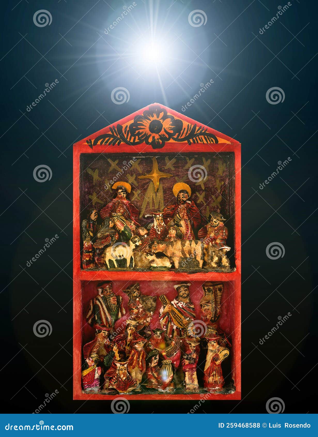 peruvian retablo handicraft