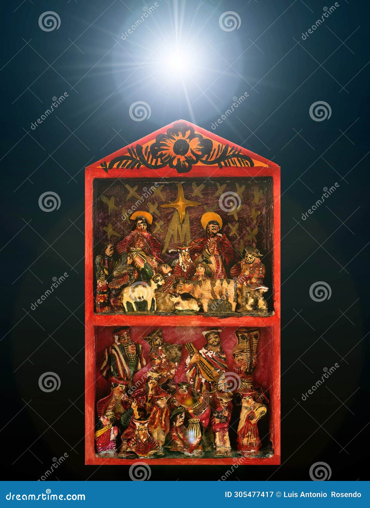 peruvian retablo handicraft