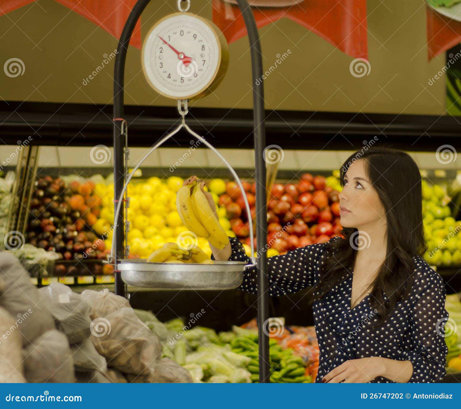 Peso Pesar Frutas Supermercado Bascula Para Pesar Frutas Y