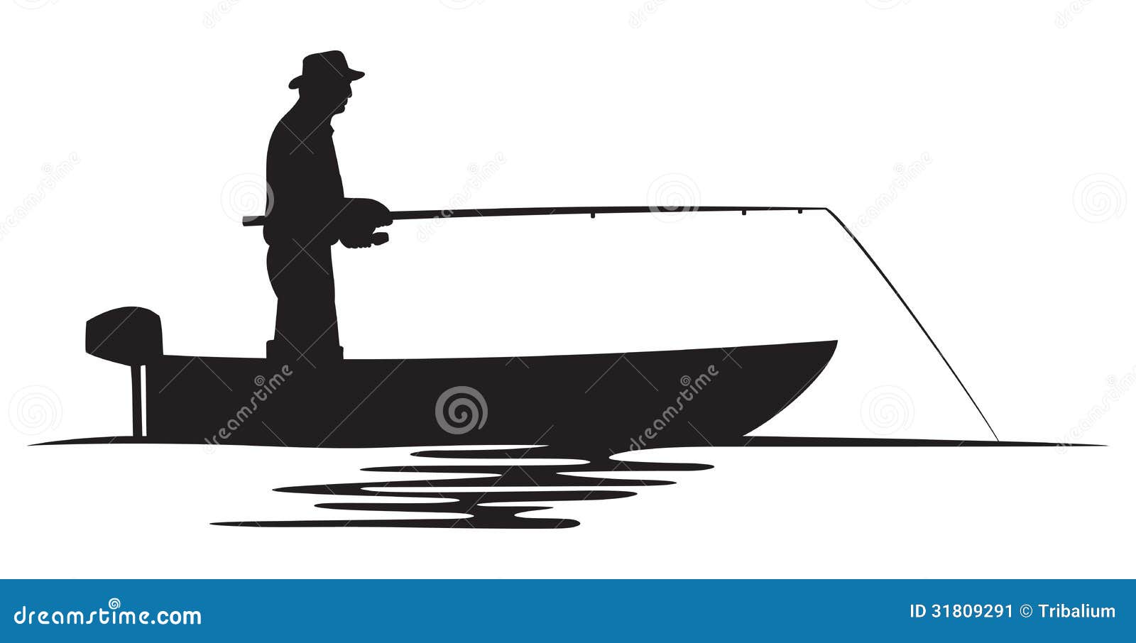 Pescador Em Uma Silhueta Do Barco Ilustração do Vetor - Ilustração de ... Simple Ship Silhouette