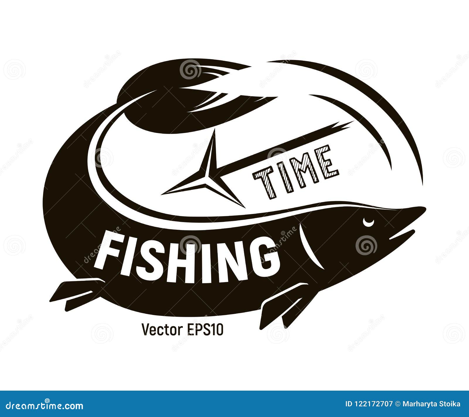 Pescados Con El Arpón Para Pescar Ilustración del Vector - Ilustración de  arma, zambullidor: 122172707
