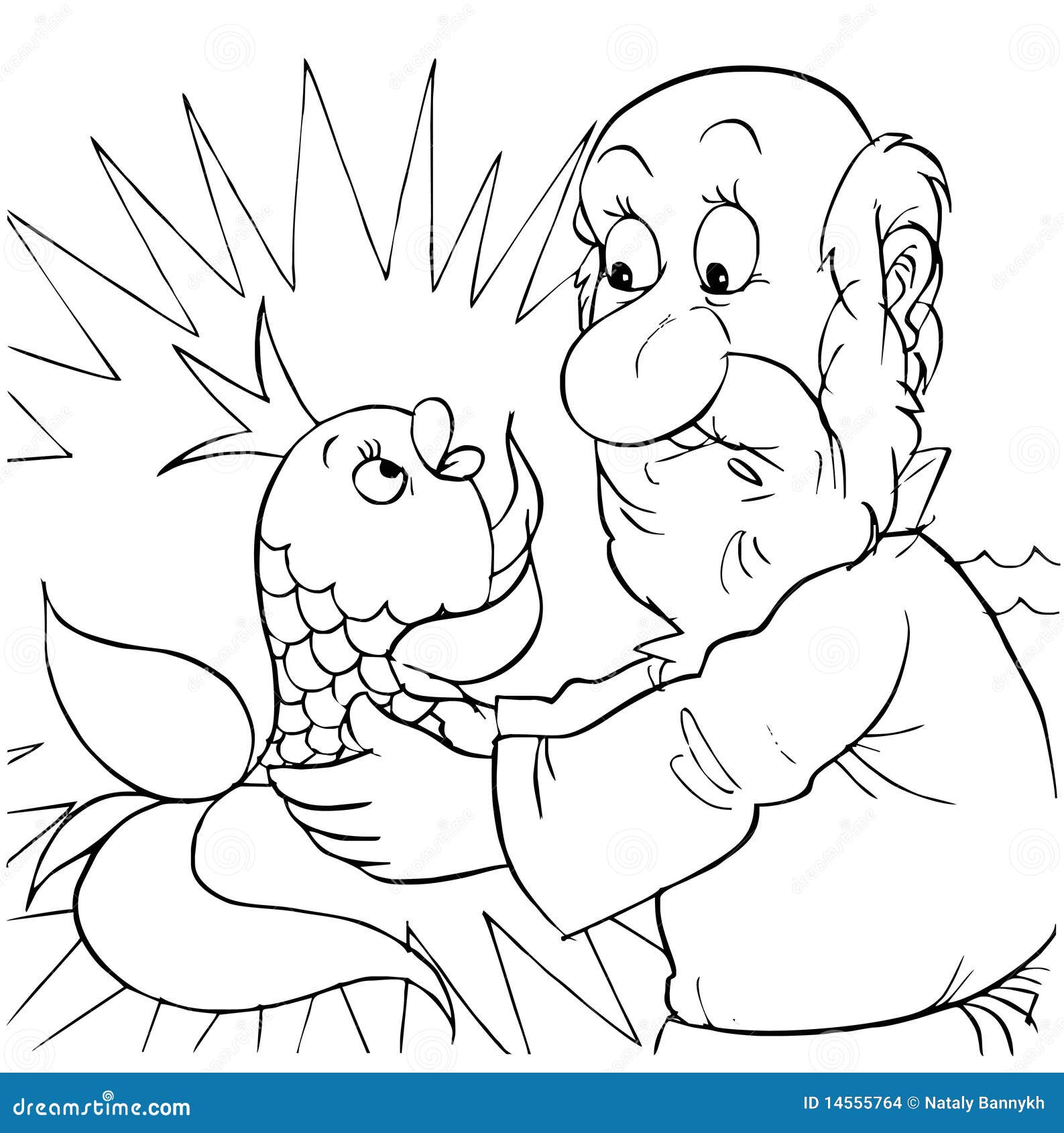 Pesci dell oro e Fisher anziano Libera da Diritti