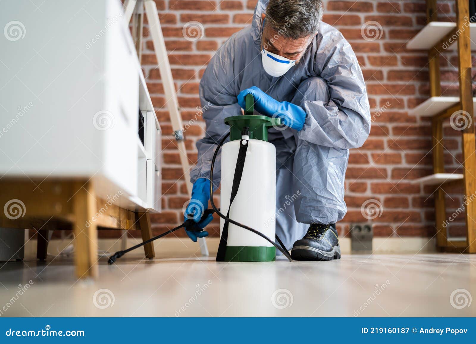 pest control exterminator services spraying insecticide