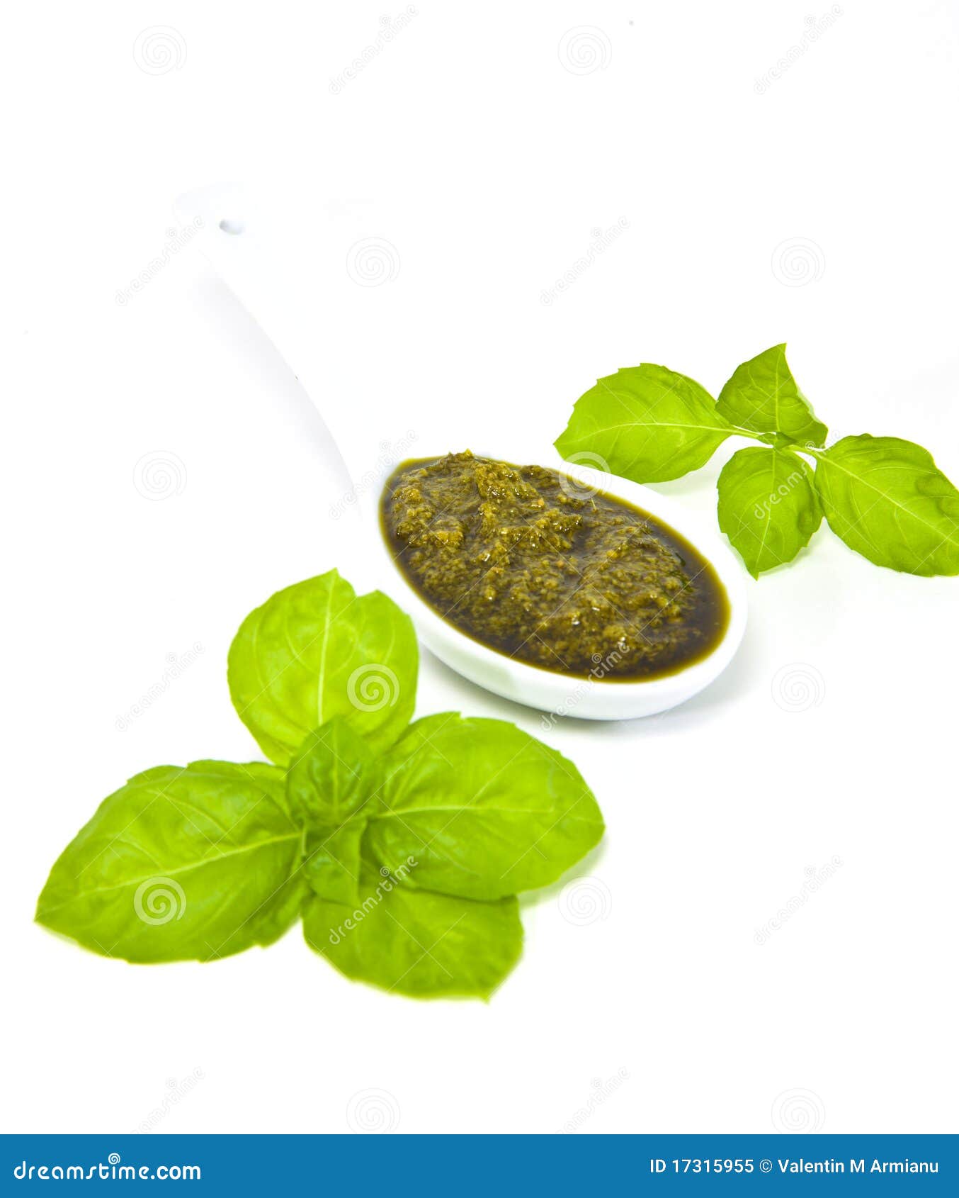 Pesto stock image. Image of cheese, pasta, garlic, green 17315955