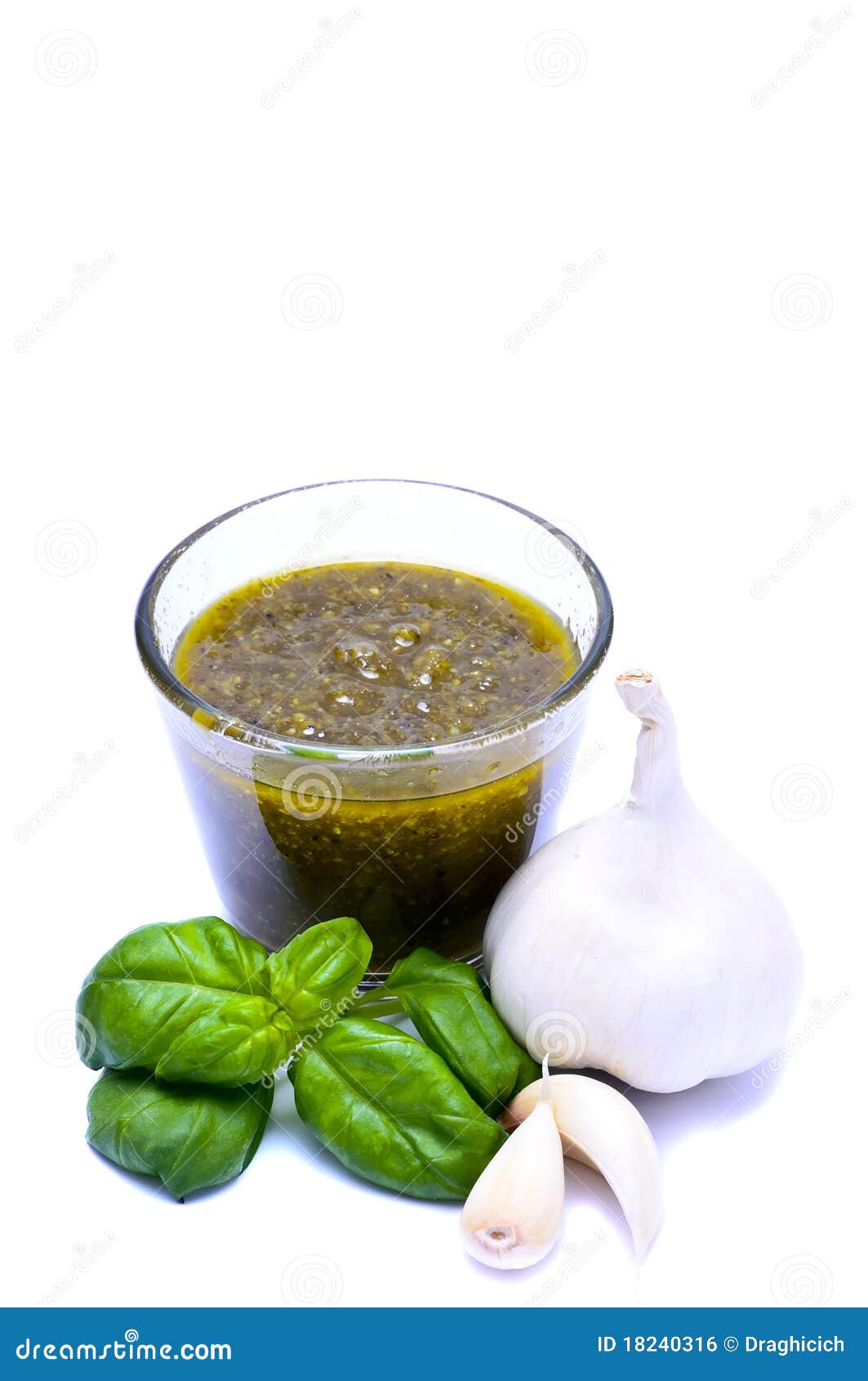 Pesto stock photo. Image of leaf, flavor, green, herbs 18240316
