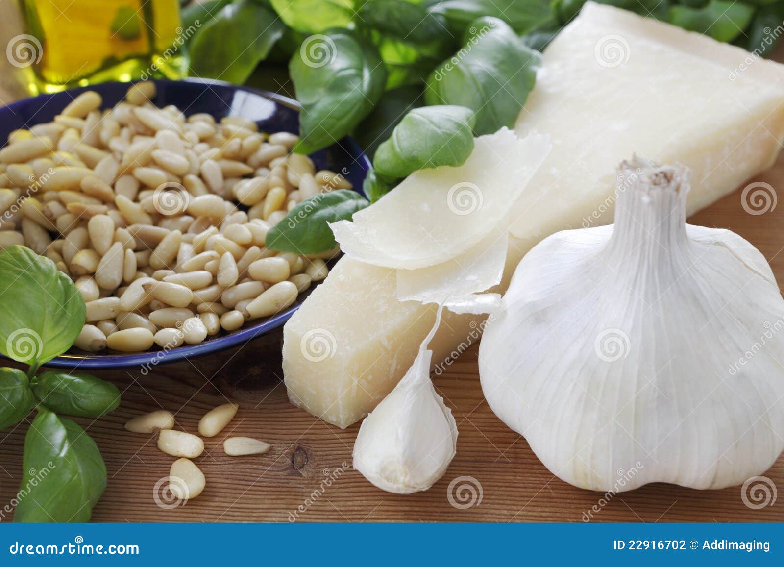 Pesto Ingredients stock photo. Image of olive, flavor 22916702