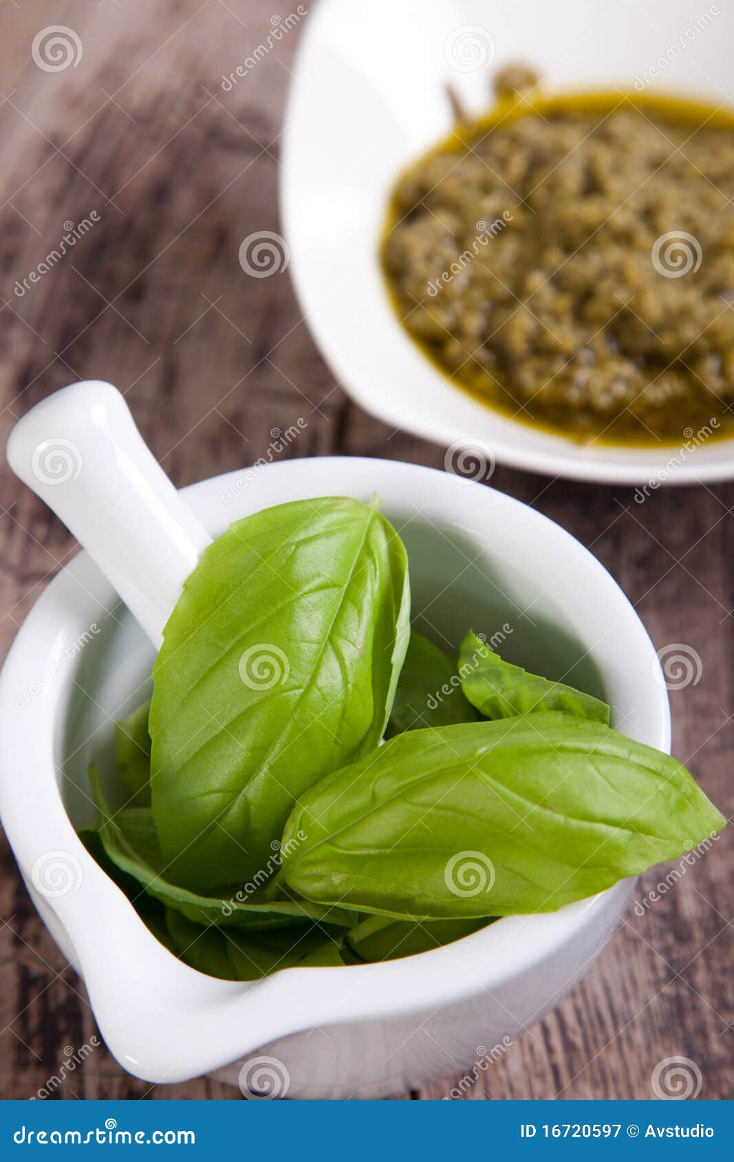 Pesto sauce ingredients stock image. Image of wood, olive 16720597