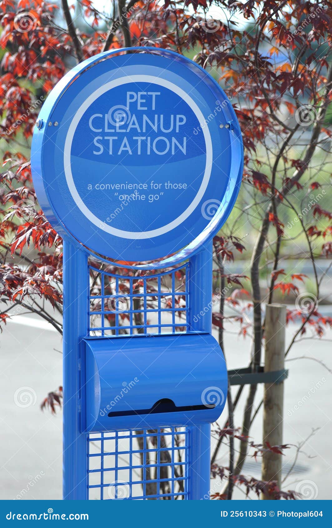 Pet cleanup station stock image. Image of outdoors, rubbish 25610343