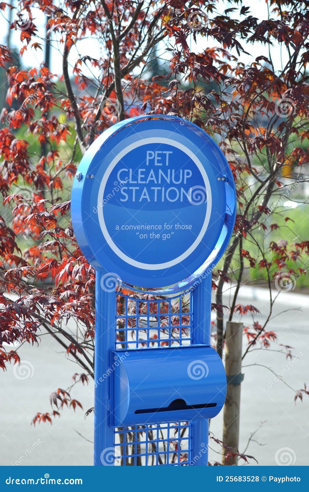 Pet cleanup station stock photo. Image of foul, park 25683528