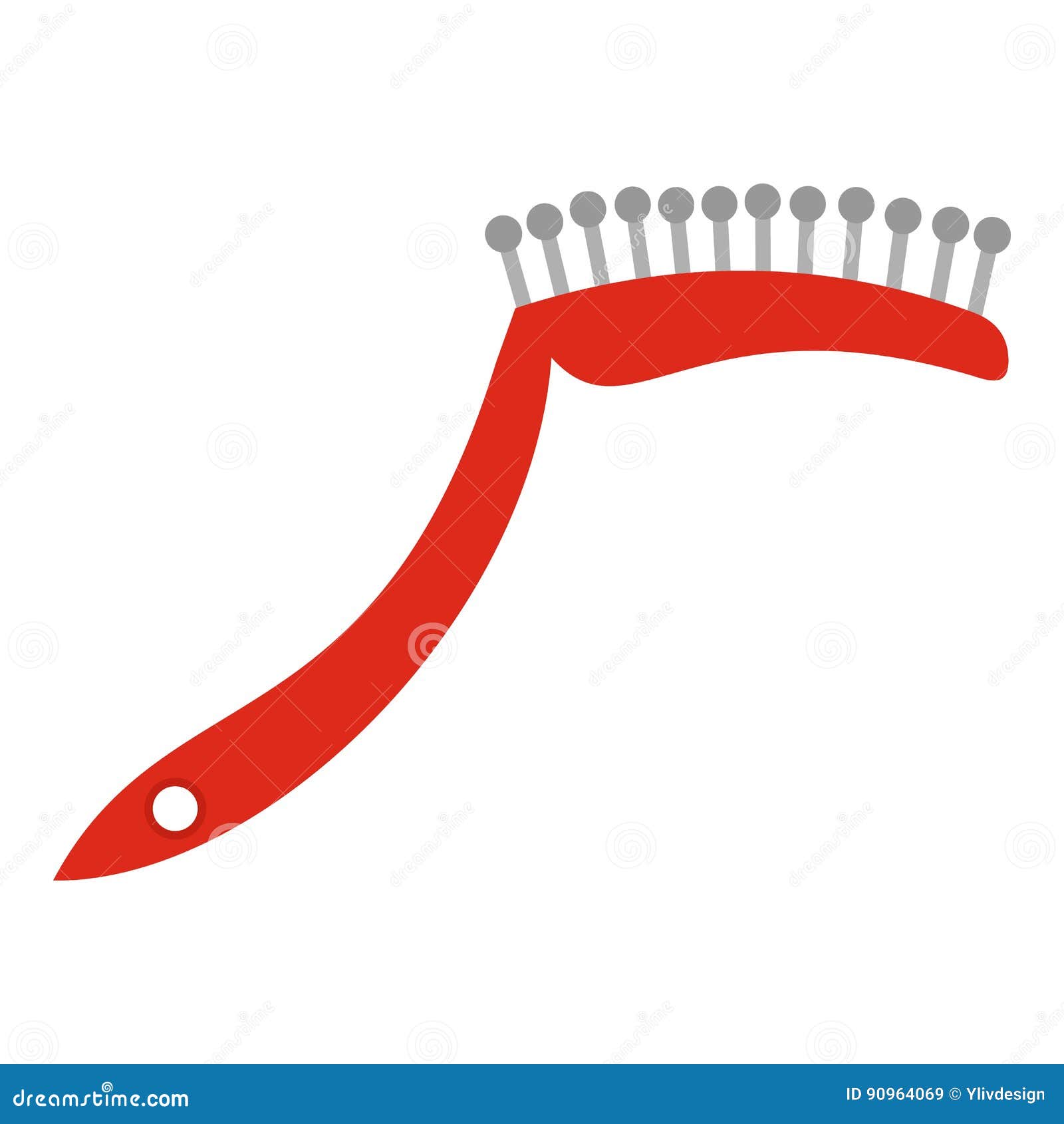 Pet comb icon isolated stock vector. Illustration of emblem 90964069