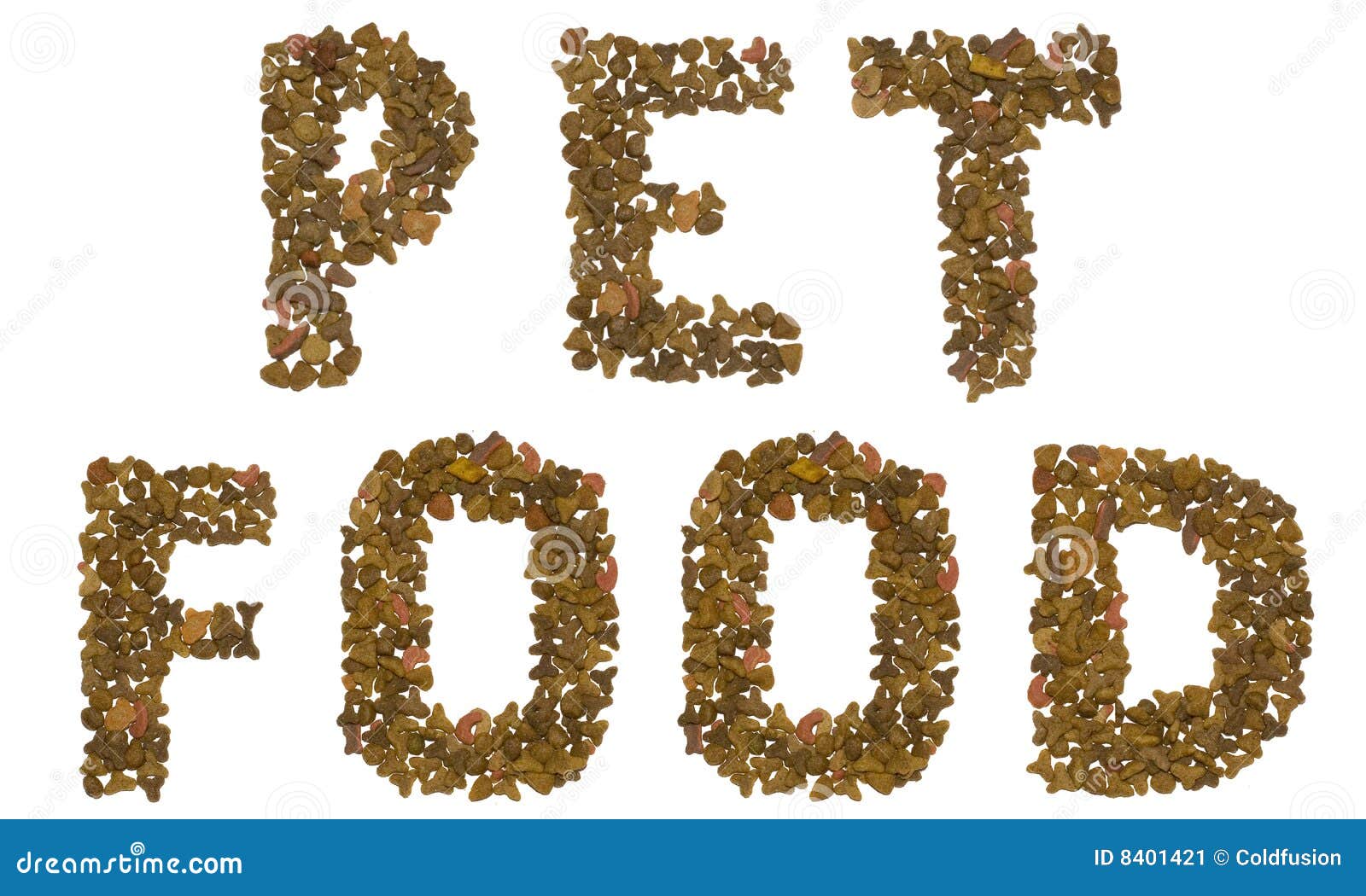 Pet food stock image. Image of animal, food, letter, word 8401421