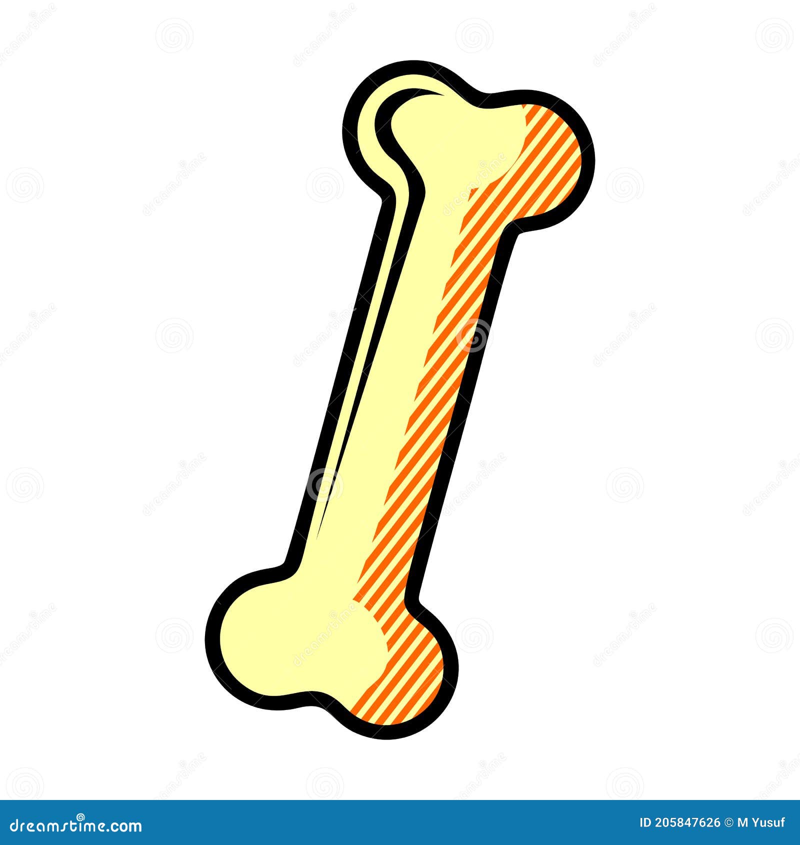 pet food bone icon. outline pet food bone  icon