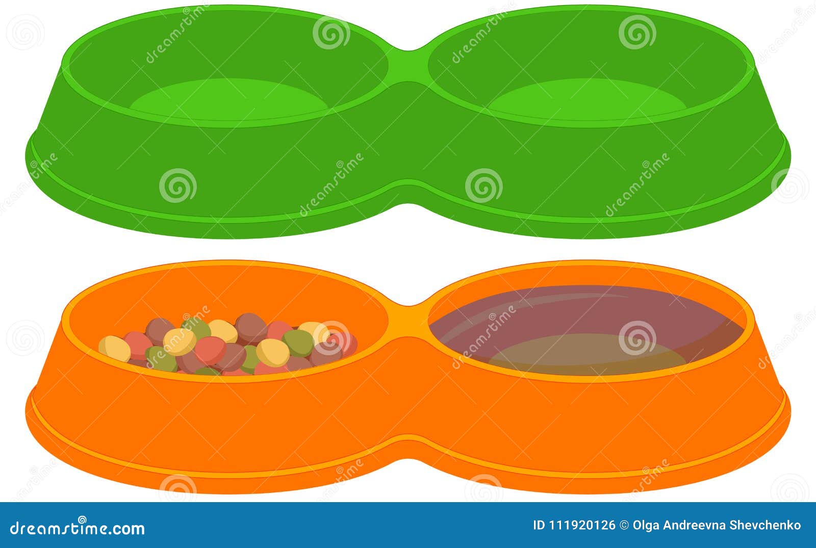 dog food bowl set