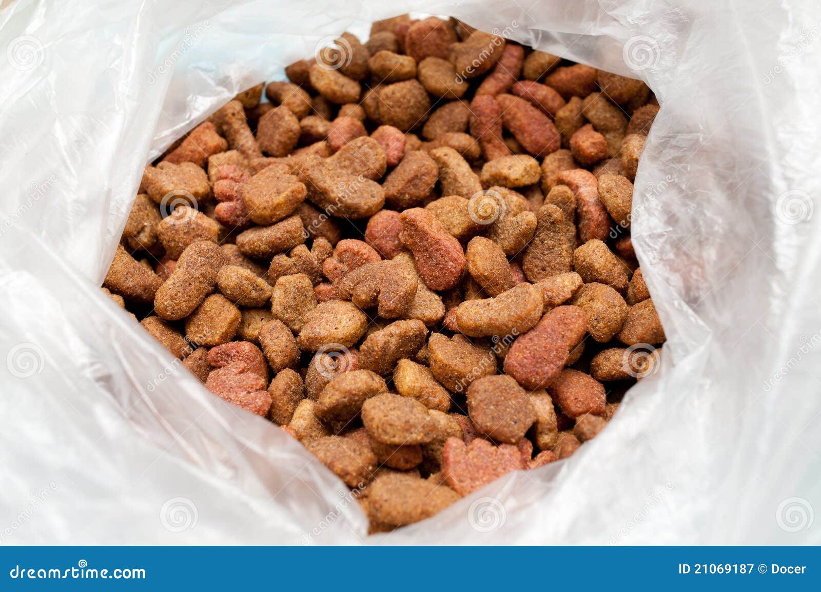 Pet food in a packet stock image. Image of small, bulk 21069187