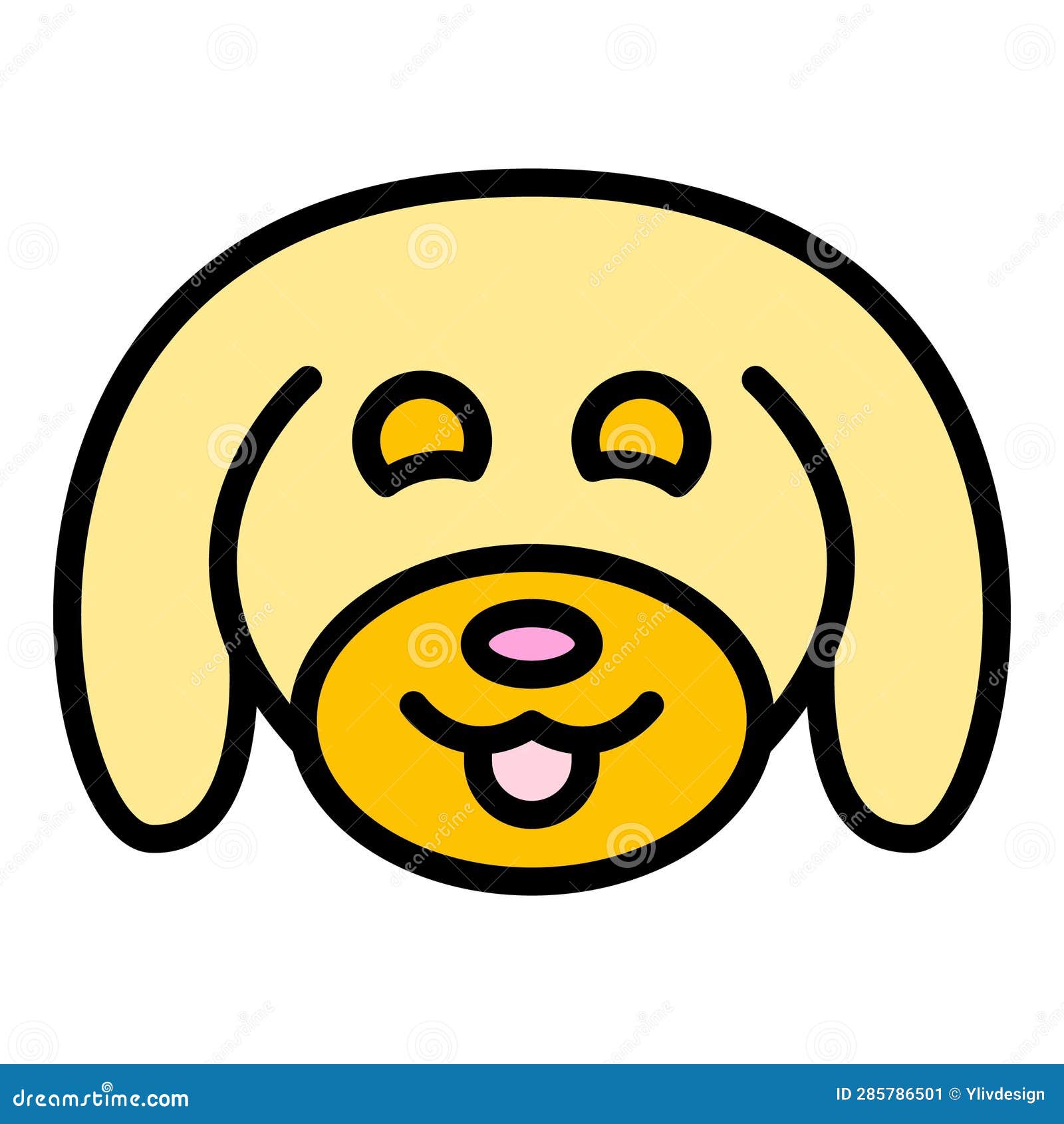 Pet hotel icon vector flat stock illustration. Illustration of line