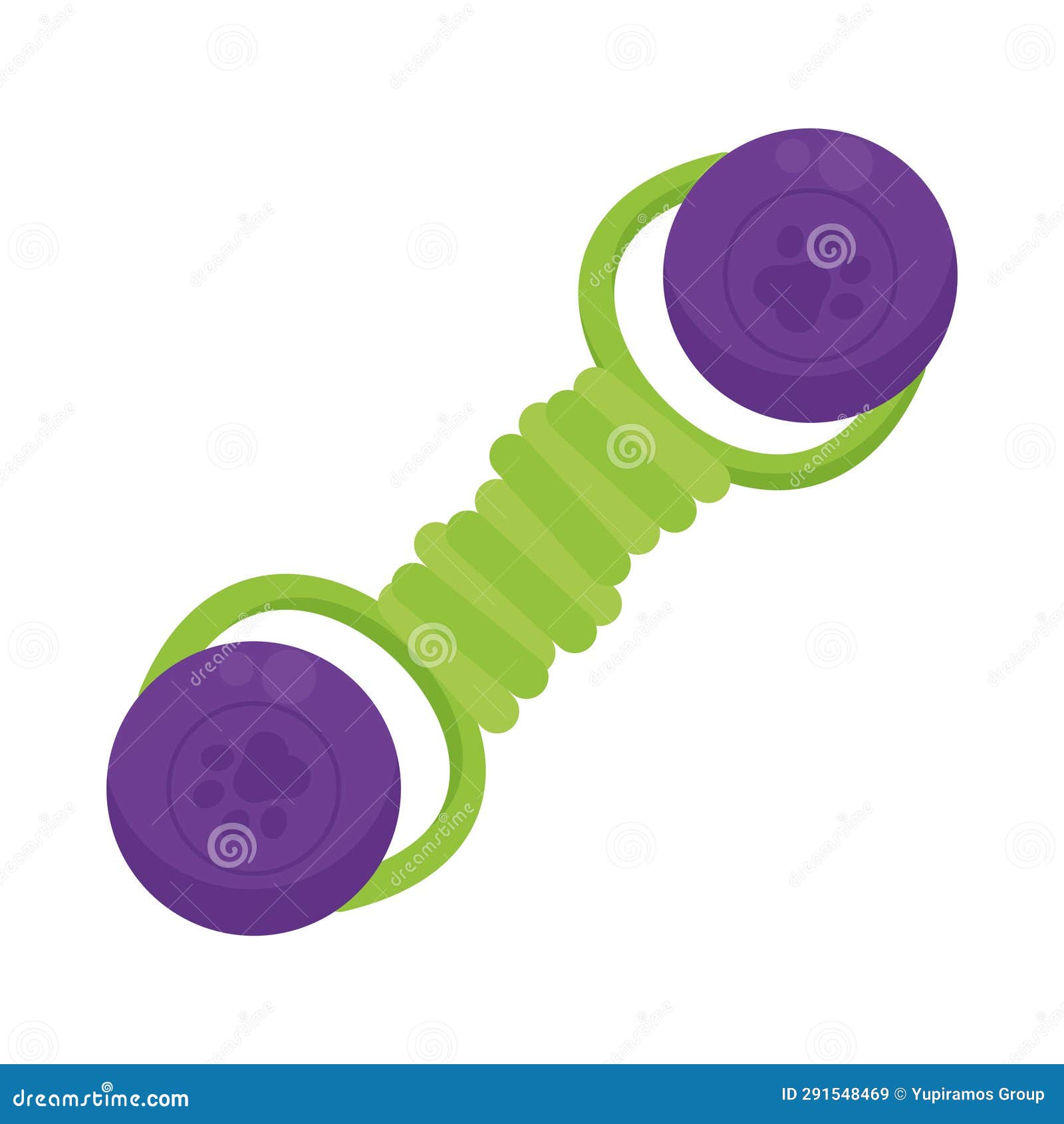 Pet Rubber Toy Illustration Stock Illustration - Illustration of