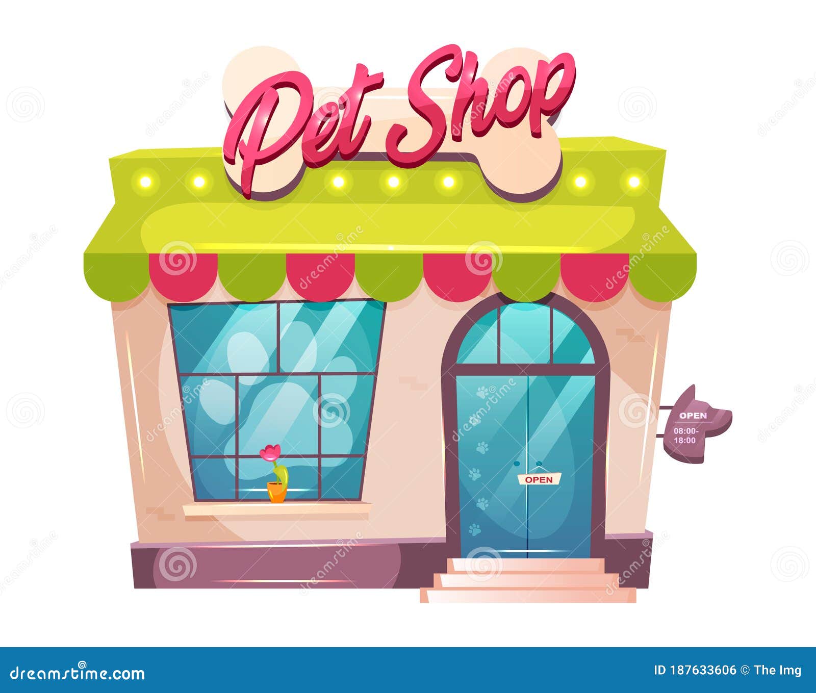 Pet Shop Cartoon Vector Illustration Stock Vector - Illustration of luxury, outside: 187633606 Pet Shop Cartoon Vector Illustration Stock Vector - Illustration of luxury, outside: 187633606