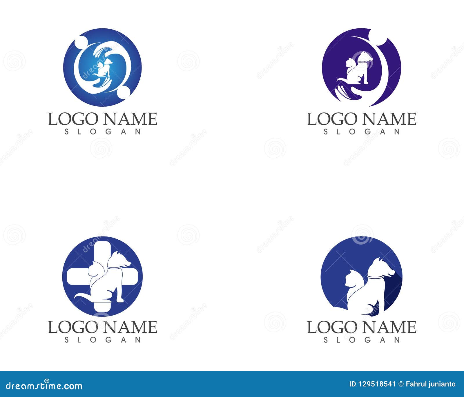 Pet Shop Icon Logo Vector Template Stock Vector - Illustration of