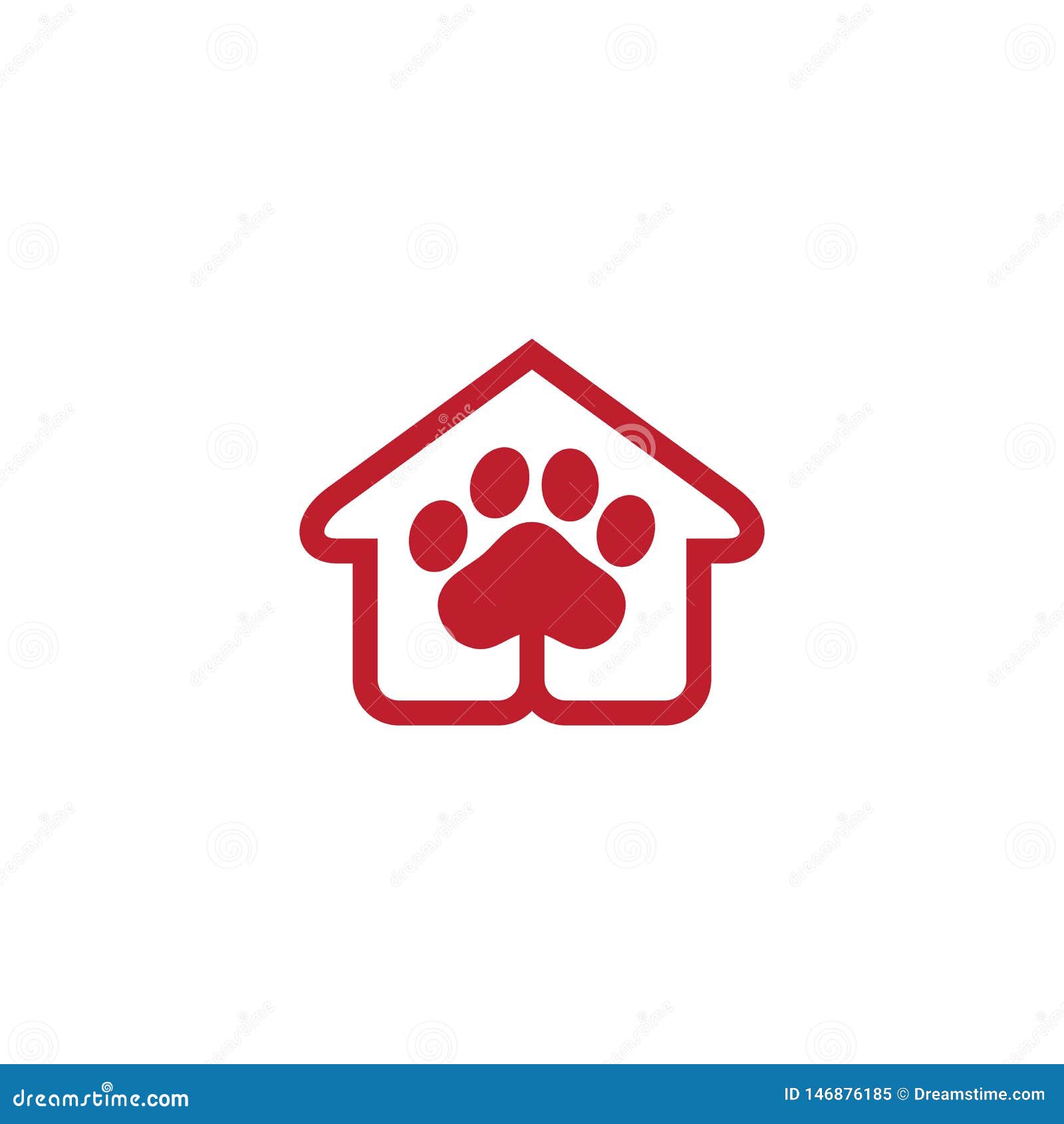 Pet Shop Logo Business Vector Stock Vector - Illustration of shop, head