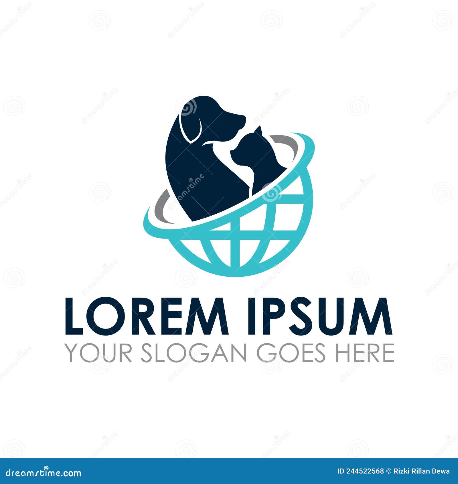 Pet World Vector , Pet Care Logo Stock Illustration Illustration of symbol, baby 244522568